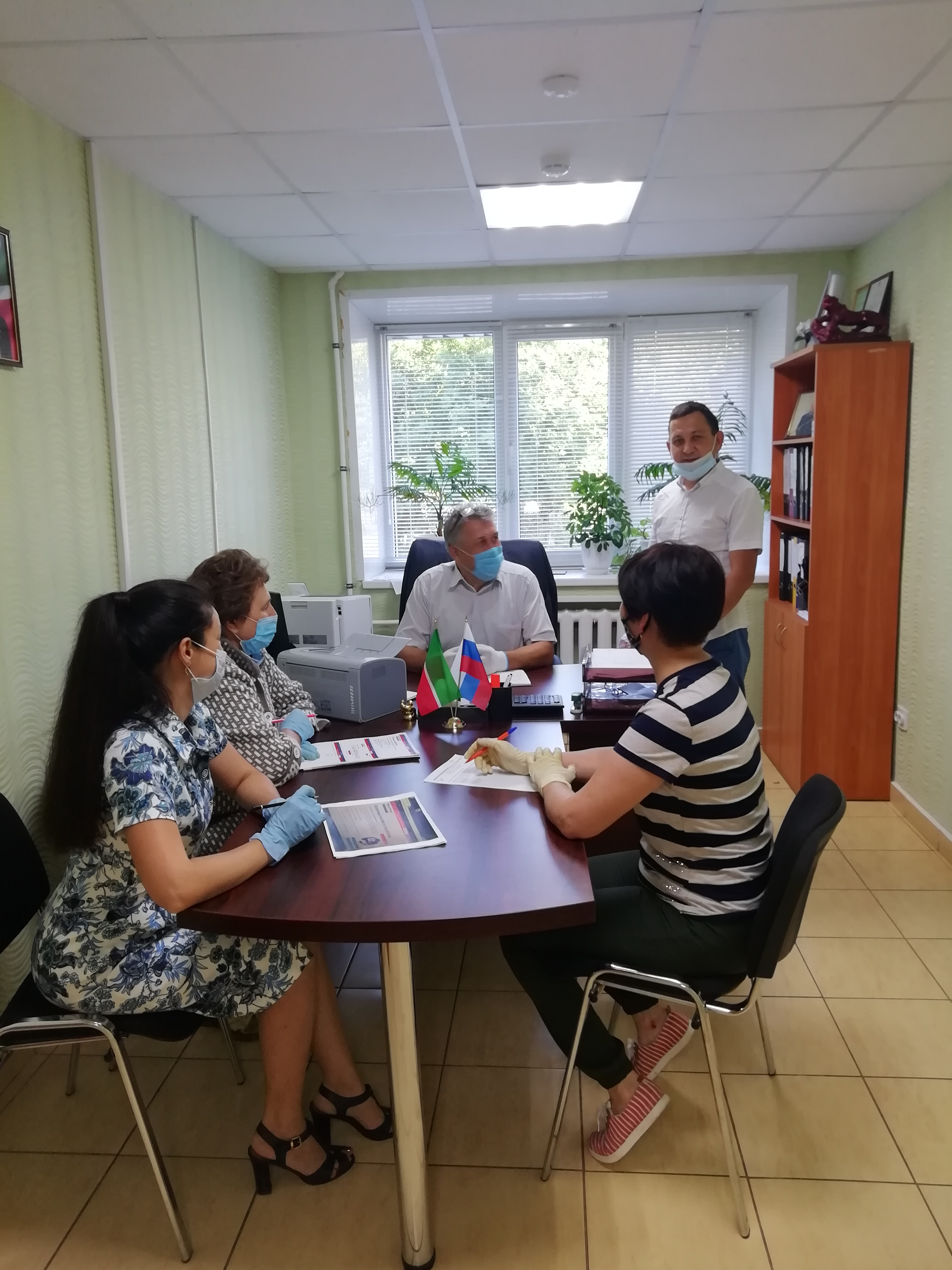 Мәшгульлек үзәге хезмәткәрләребелән "Коррупцион хокук бозуларны профилактикалау " темасына әңгәмә"