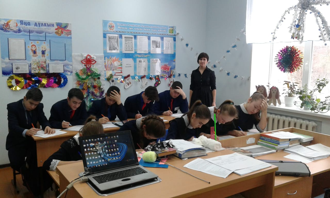 Специалист Актанышского центра оказывает  профориентационные услуги школьникам